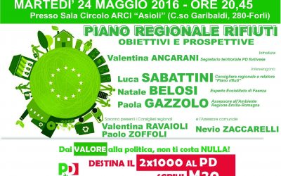 Piano regionale rifiuti: confronto pubblico con Paola Gazzolo