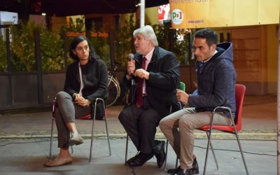 Centinaia di persone a Forlimpopoli con il ministro Giuliano Poletti