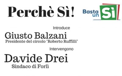 Referendum: il ministro dell’Ambiente Galletti a Forlì a sostegno del Sì