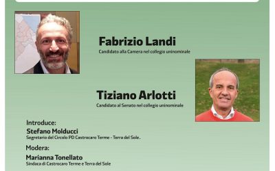 Elezioni, incontro con Fabrizio Landi e Tiziano Arlotti a Castrocaro