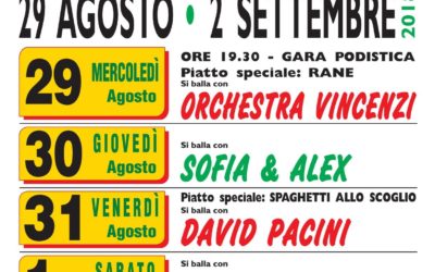 Vecchiazzano in festa dal 29 agosto al 2 settembre
