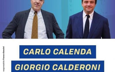 Carlo Calenda a sostegno di Giorgio Calderoni