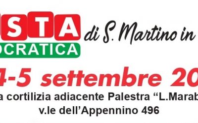 Festa democratica di San Martino in Strada dal 3 al 5 settembre: ospiti Elisabetta Gualmini, Lia Montalti, Roberto Balzani e i consiglieri comunali
