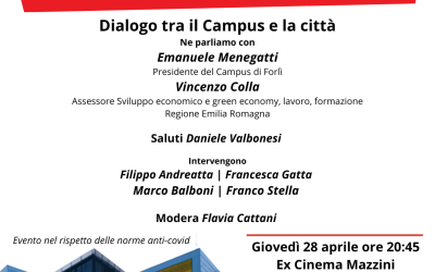 “Il Campus universitario di Forlì. A vent’anni dalla nascita, quale futuro?”: il Pd forlivese incontra il mondo dell’Università
