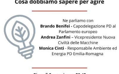 “Dalla crisi energetica alle comunità energetiche”: il PD fa il punto con Brando Benifei, Andrea Zanfini e Monica Cinti