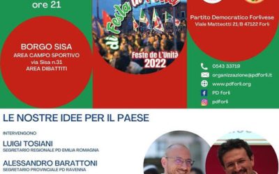 Luigi Tosiani alla Festa de l’Unità di Borgo Sisa: le nostre idee per il Paese