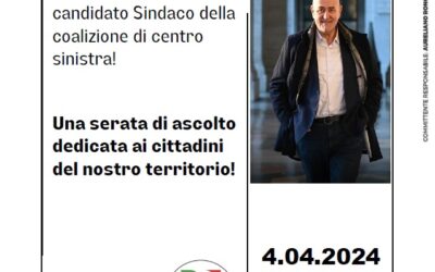 Nuovo appuntamento di ascolto con il candidato Graziano Rinaldini