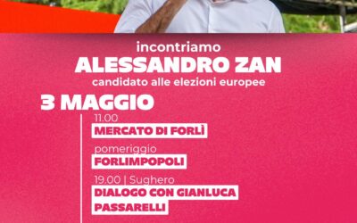 Alessandro Zan a Forlì e Forlimpopoli