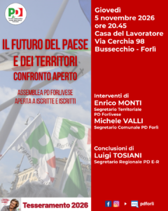 Il futuro del paese e dei territori, confronto aperto @ Casa del Lavoratore di Bussecchio
